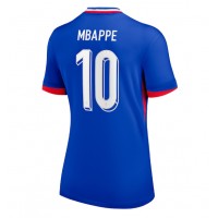 Frankreich Kylian Mbappe #10 Heimtrikot Frauen EM 2024 Kurzarm